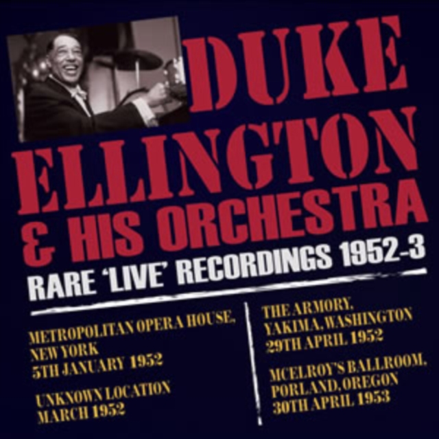 Rare 'Live' Recordings 1952-3, CD / Album Cd