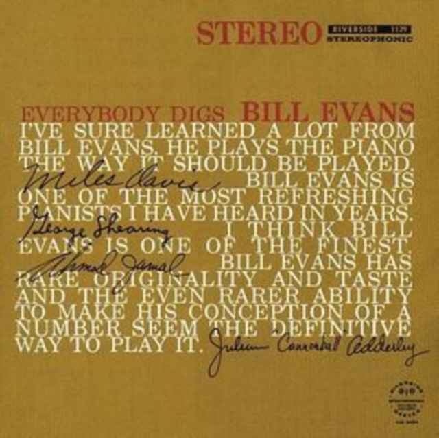 Everybody Digs Bill Evans, CD / Album Cd