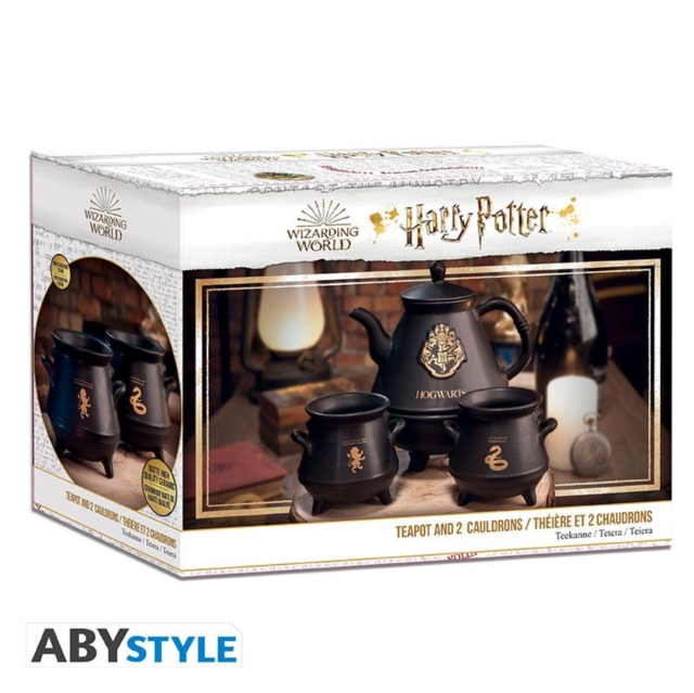 Harry Potter Hogwarts Teapot And Cauldrons Set, Paperback Book