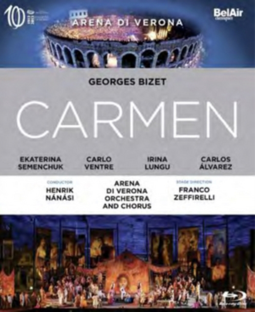 Carmen: Arena Di Verona (Nánási), Blu-ray BluRay