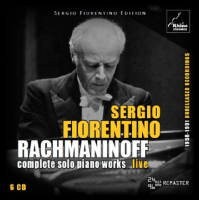 Rachmaninoff: Complete Solo Piano Works Live: 1958-1991 Unreleased Recordings, CD / Box Set Cd