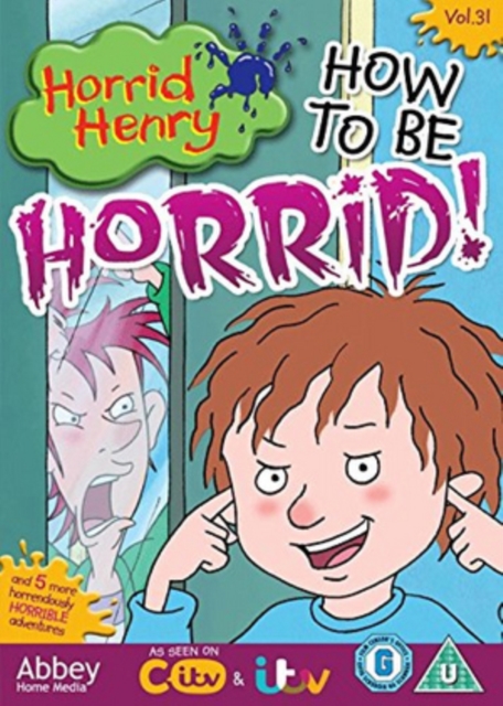 Horrid Henry: How to Be Horrid, DVD DVD