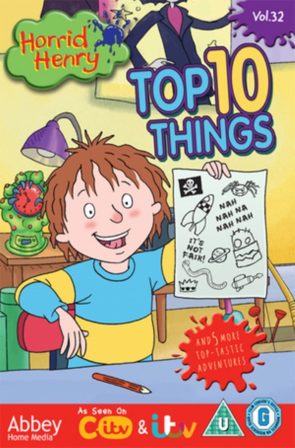 Horrid Henry: Top Ten Things, DVD DVD