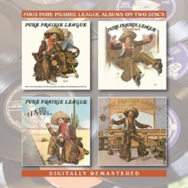Four Pure Prairie League Albums On Two Discs, CD / Album Cd