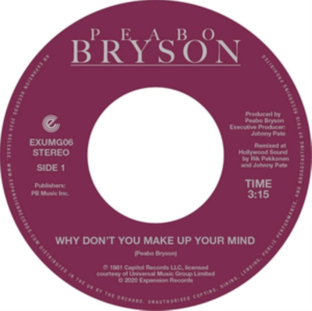 Why Don't You Make Up Your Mind/Paradise, Vinyl / 7" Single Vinyl