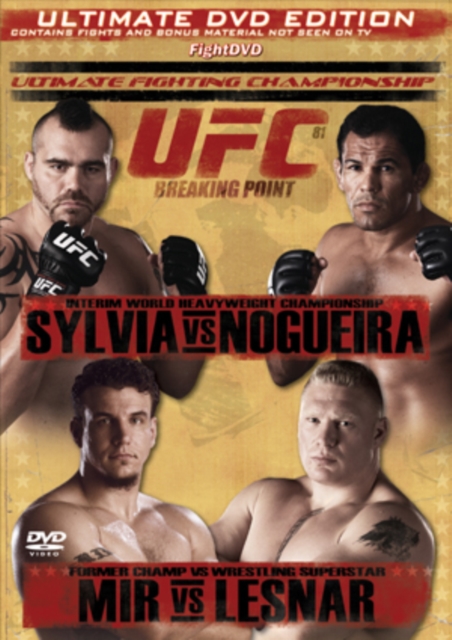 Ultimate Fighting Championship: 81 - Breaking Point, DVD  DVD
