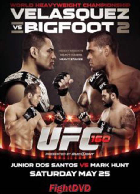 Ultimate Fighting Championship: 160 - Velasquez Vs Bigfoot, DVD  DVD