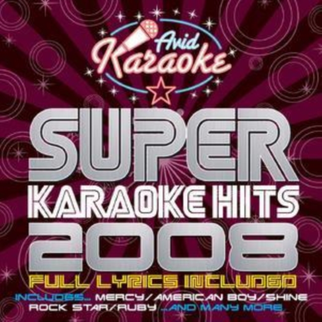 Super Karaoke Hits 2008, CD / Album Cd