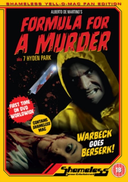 Formula for a Murder, DVD  DVD