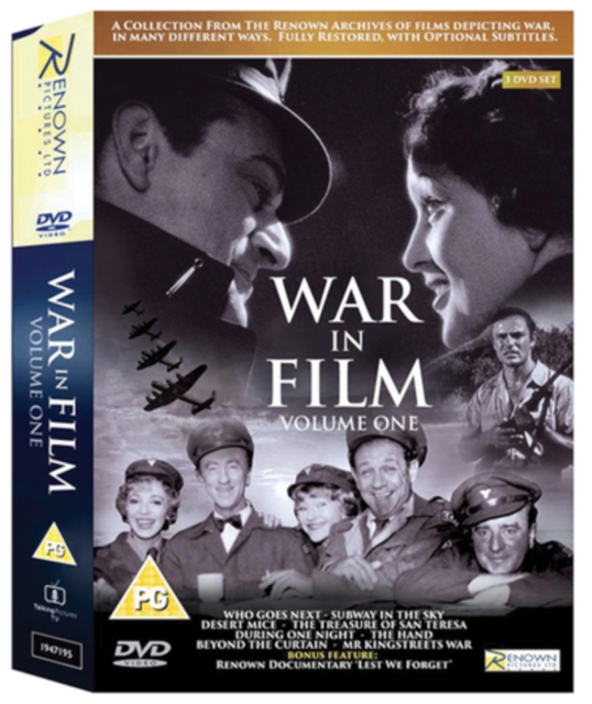 The Renown Pictures War in Film Collection: Volume One, DVD DVD