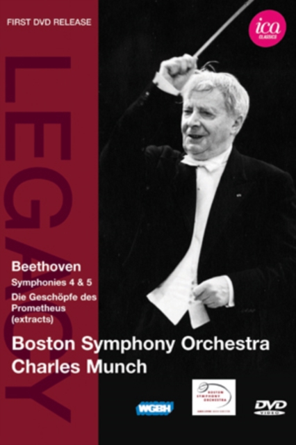 Charles Munch: Beethoven Symphonies 4 and 5 (Boston Symph.Orch.), DVD DVD