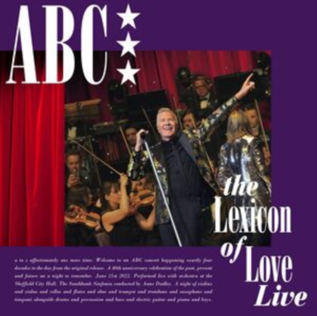 The Lexicon of Love Live: 40th Anniversary Live at Sheffield City Hall, CD / Album Digipak Cd