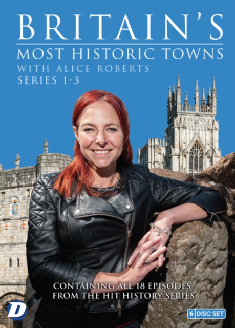 Britain's Most Historic Towns With Alice Roberts: Series 1-3, DVD DVD