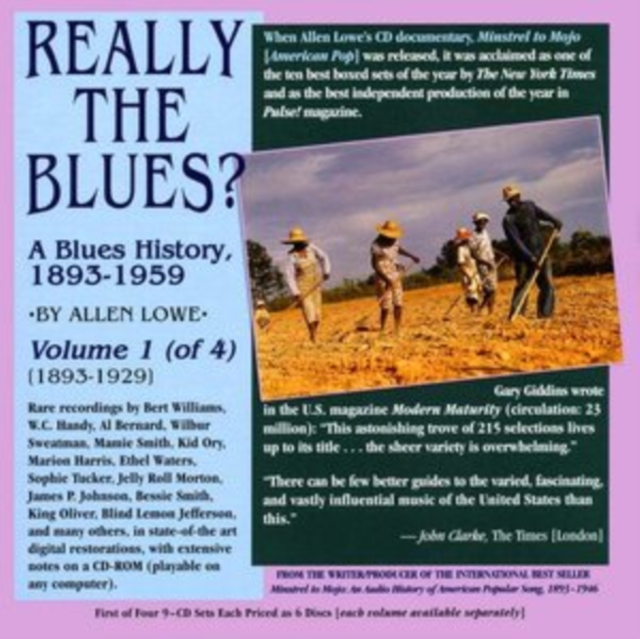 Really the Blues? A Blues History: Volume 1 - 1893-1929, CD / Box Set Cd