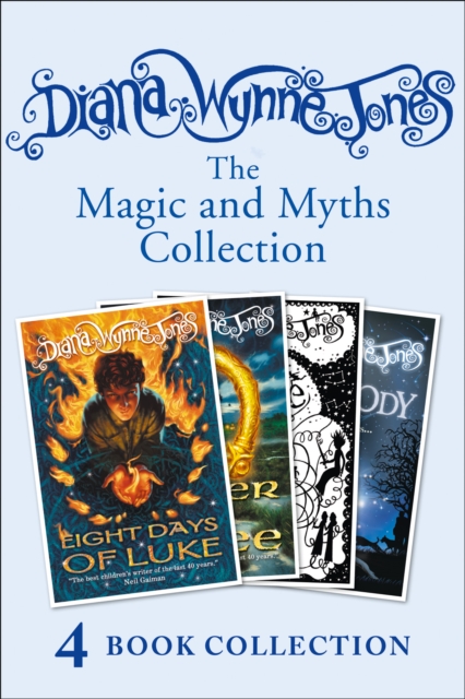 Diana Wynne Jones's Magic and Myths Collection (The Game, The Power of Three, Eight Days of Luke, Dogsbody), EPUB eBook
