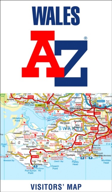Wales A-Z Visitors’ Map, Sheet map, folded Book