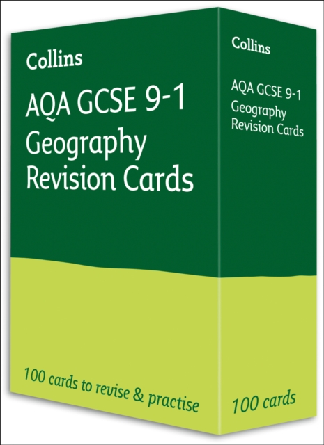 AQA GCSE 9-1 Geography Revision Cards : Ideal for the 2024 and 2025 Exams, Cards Book
