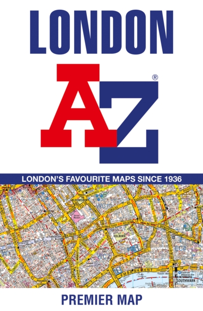 London A-Z Premier Map, Sheet map, folded Book