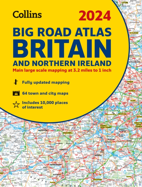 2024 Collins Big Road Atlas Britain and Northern Ireland : A3 Spiral, Spiral bound Book 2024 Collins Big Road Atlas Britain and Northern Ireland : A3 Spiral, Spiral bound Book