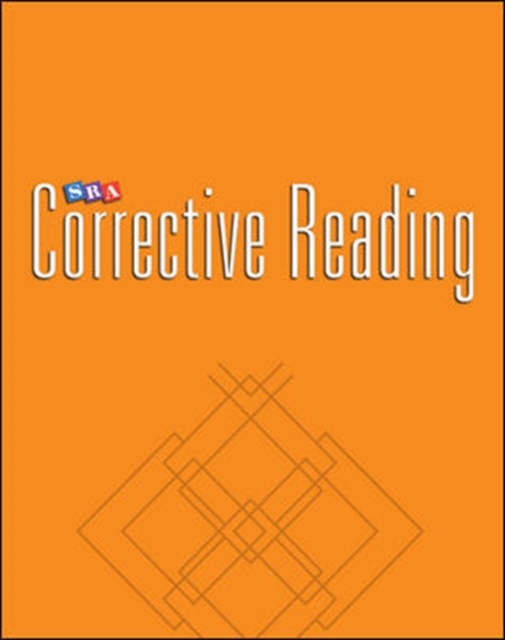 Corrective Reading Decoding Level A, Teacher Material, Other book format Book
