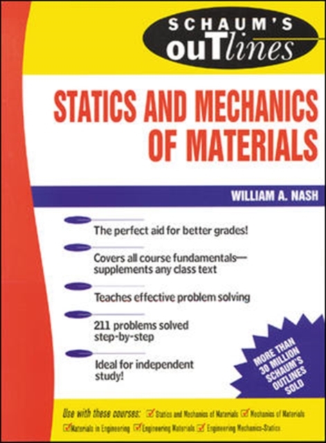 Schaum's Outline Of Statics and Mechanics of Materials, Paperback / softback Book