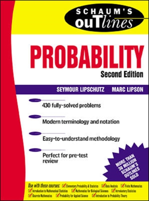 Schaum's Outline of Probability, Paperback / softback Book