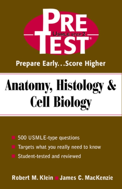 Anatomy, Histology & Cell Biology: PreTest Self-Assessment and Review, PDF eBook