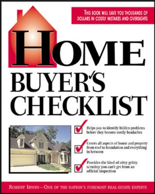 Home Buyer's Checklist: Everything You Need to Know--but Forget to Ask--Before You Buy a Home, PDF eBook