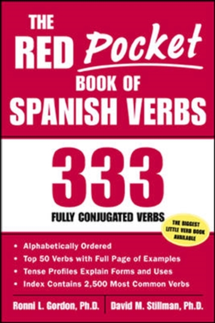 The Red Pocket Book of Spanish Verbs : 333 Fully Conjugated Verbs, EPUB eBook