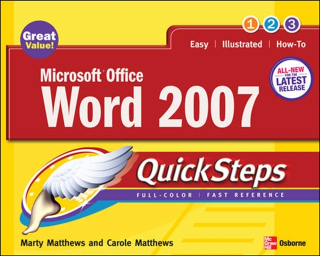 Microsoft Office Word 2007 QuickSteps, Paperback / softback Book