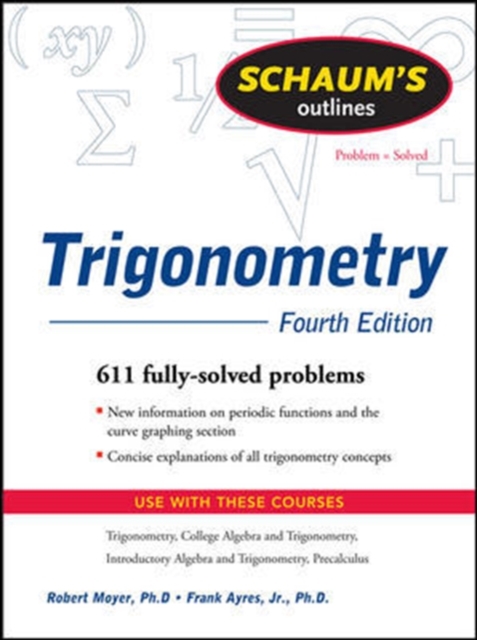 Schaum's Outline of Trigonometry, 4ed, EPUB eBook