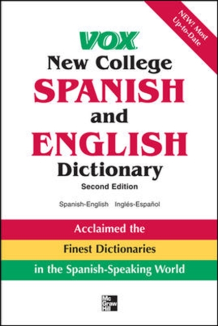 Vox New College Spanish and English Dictionary, Hardback Book