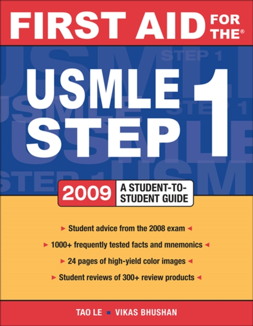 First Aid for the USMLE Step 1 2009 : 2009, PDF eBook