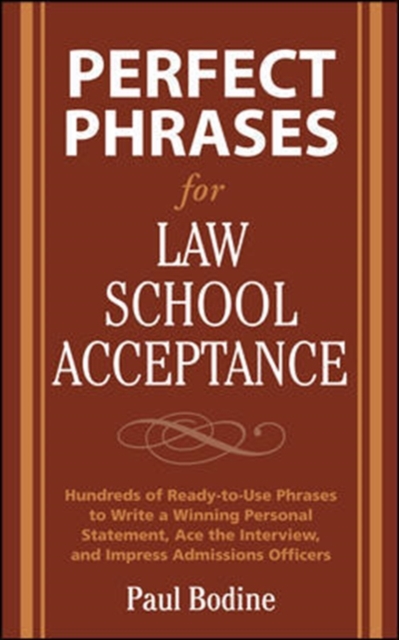 Perfect Phrases for Law School Acceptance, EPUB eBook