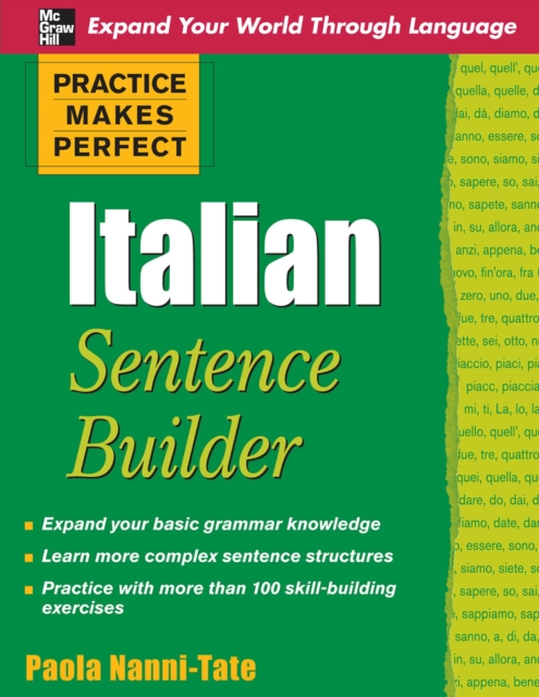 Practice Makes Perfect Italian Sentence Builder, EPUB eBook
