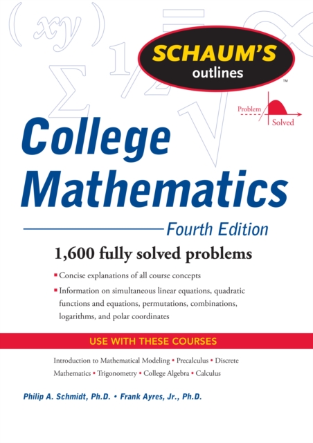 Schaum's Outline of College Mathematics, Fourth Edition, EPUB eBook