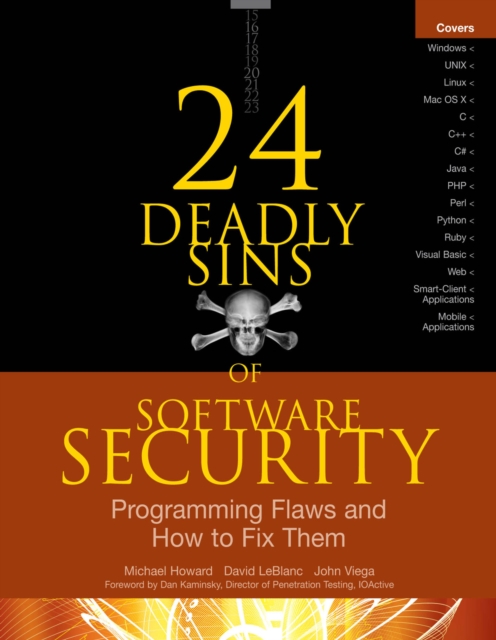 24 Deadly Sins of Software Security: Programming Flaws and How to Fix Them, EPUB eBook