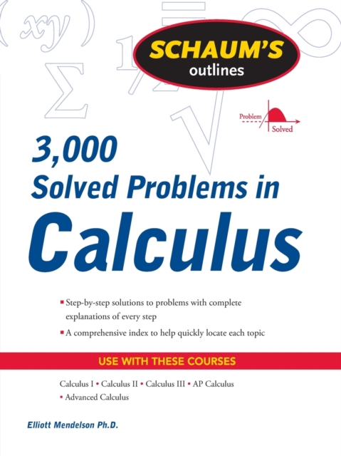 Schaum's 3,000 Solved Problems in Calculus, Paperback / softback Book