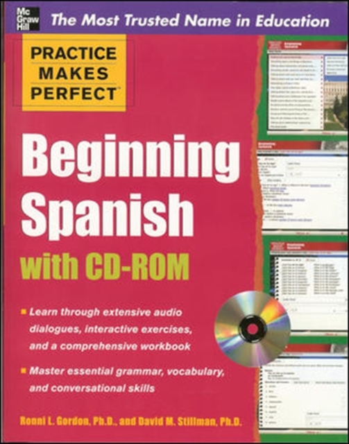 Practice Makes Perfect Beginning Spanish with CD-ROM, Book Book
