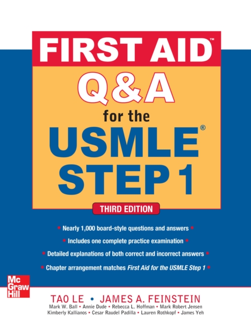 First Aid Q&A for the USMLE Step 1, Third Edition, EPUB eBook