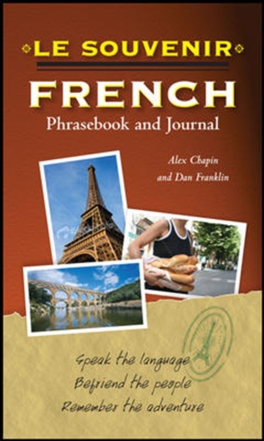 Le souvenir French Phrasebook and Journal, Paperback / softback Book
