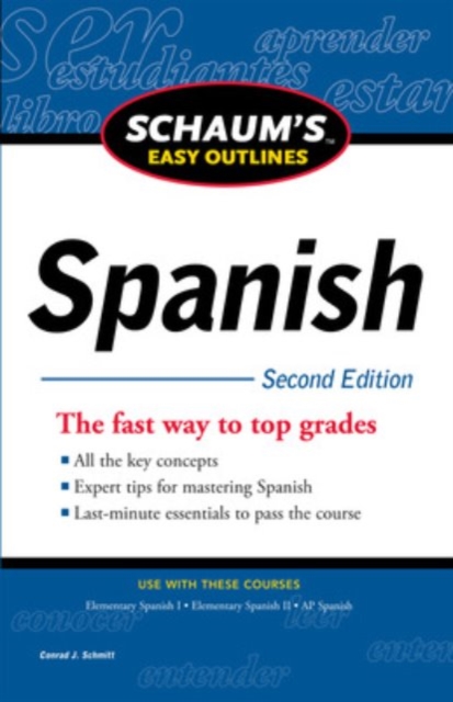 Schaum's Easy Outline of Spanish, Second Edition, Paperback / softback Book