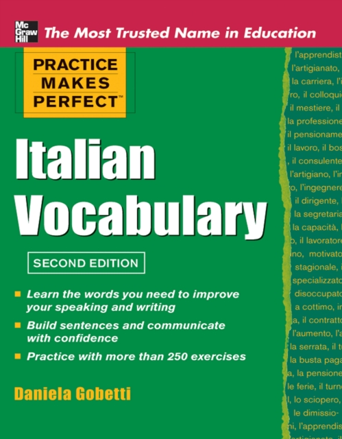 Practice Makes Perfect Italian Vocabulary, EPUB eBook