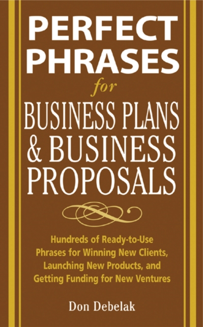 Perfect Phrases for Business Proposals and Business Plans, EPUB eBook