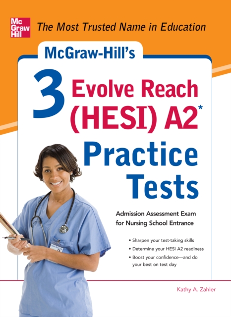 McGraw-Hill's 3 Evolve Reach (HESI) A2 Practice Tests, EPUB eBook
