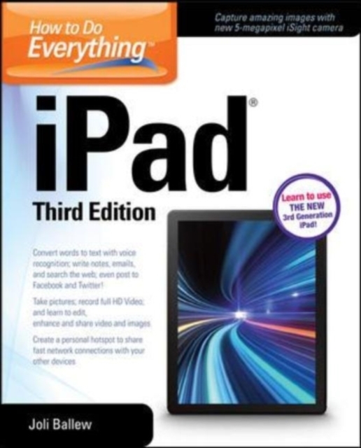 How to Do Everything: iPad, 3rd Edition : covers 3rd Gen iPad, EPUB eBook