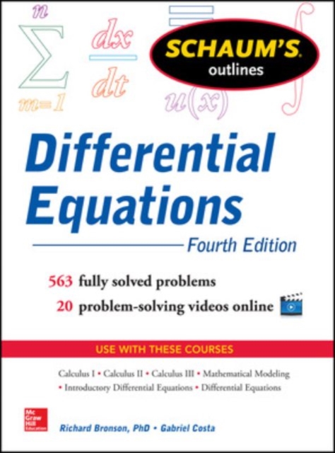 Schaum's Outline of Differential Equations, 4th Edition, EPUB eBook