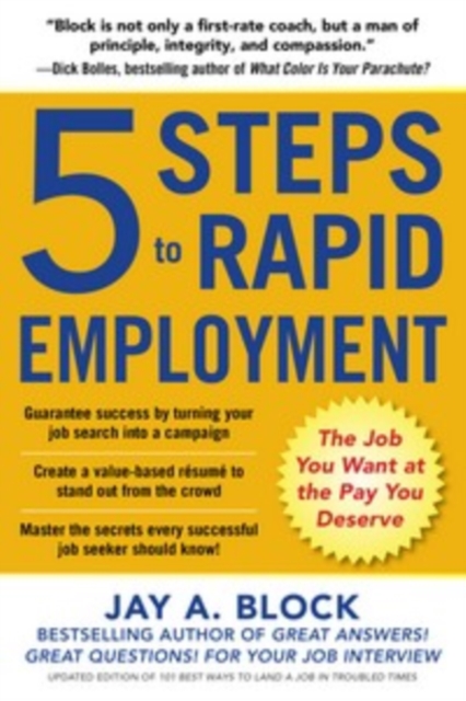 5 Steps to Rapid Employment: The Job You Want at the Pay You Deserve, EPUB eBook
