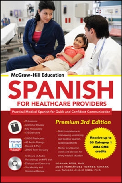 McGraw-Hill Education Spanish for Healthcare Providers, Premium, Book Book