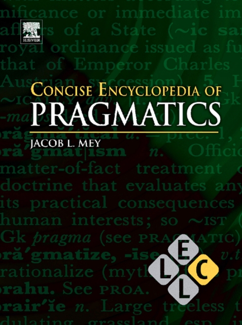 Concise Encyclopedia of Pragmatics, PDF eBook